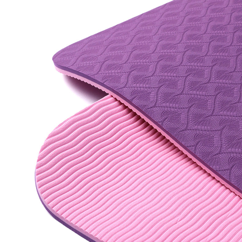 Body Coach™ Best Non-Slip Eco-Friendly Yoga Mat - Pink Tribe Detail